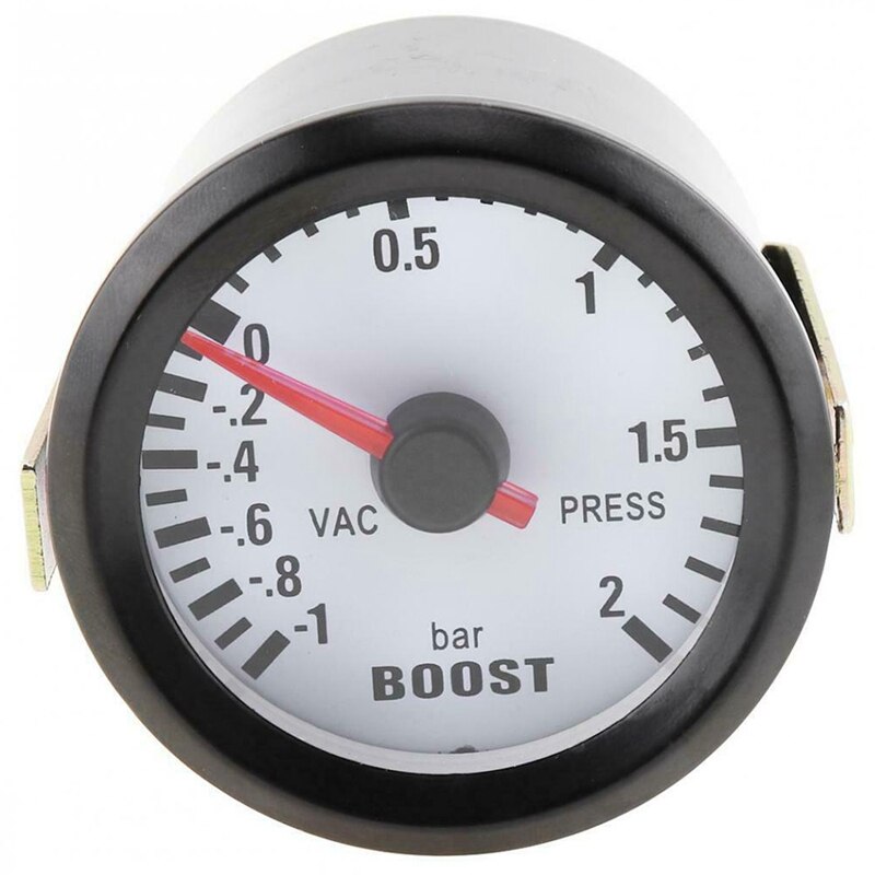 1-2 Bar 12V Auto Vrachtwagen Boot Blauwe Led Turbo Boost Gauge Meter 2Inch 52Mm