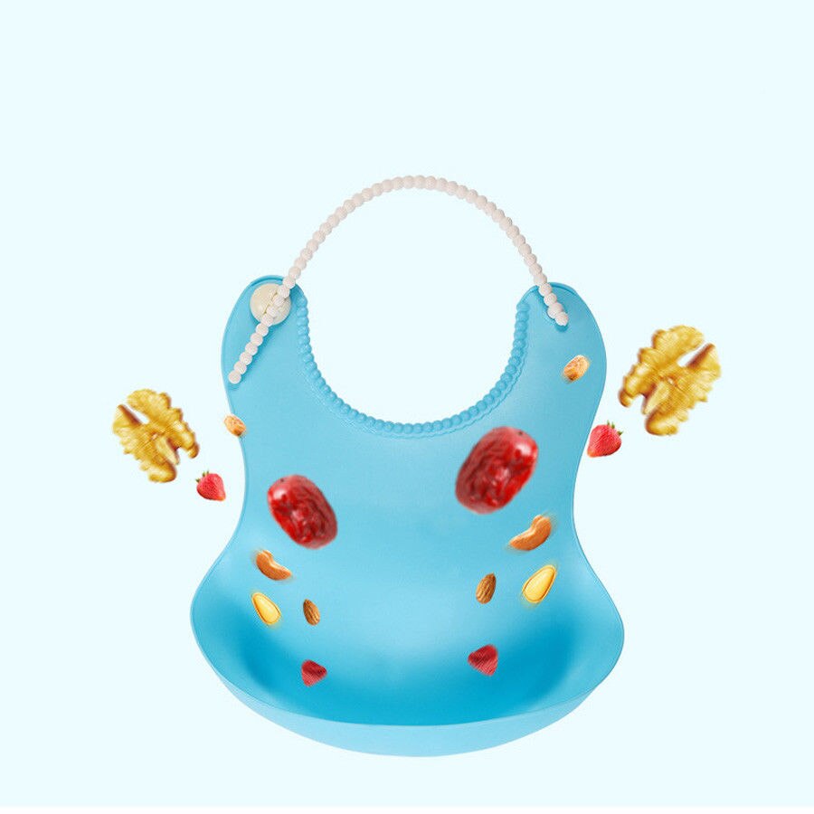 Pudcoco bavoir en Silicone souple étanche | Tout , mignon bébé bavoir imperméable à l'eau, Saliva gouttes déjeuner pour enfant