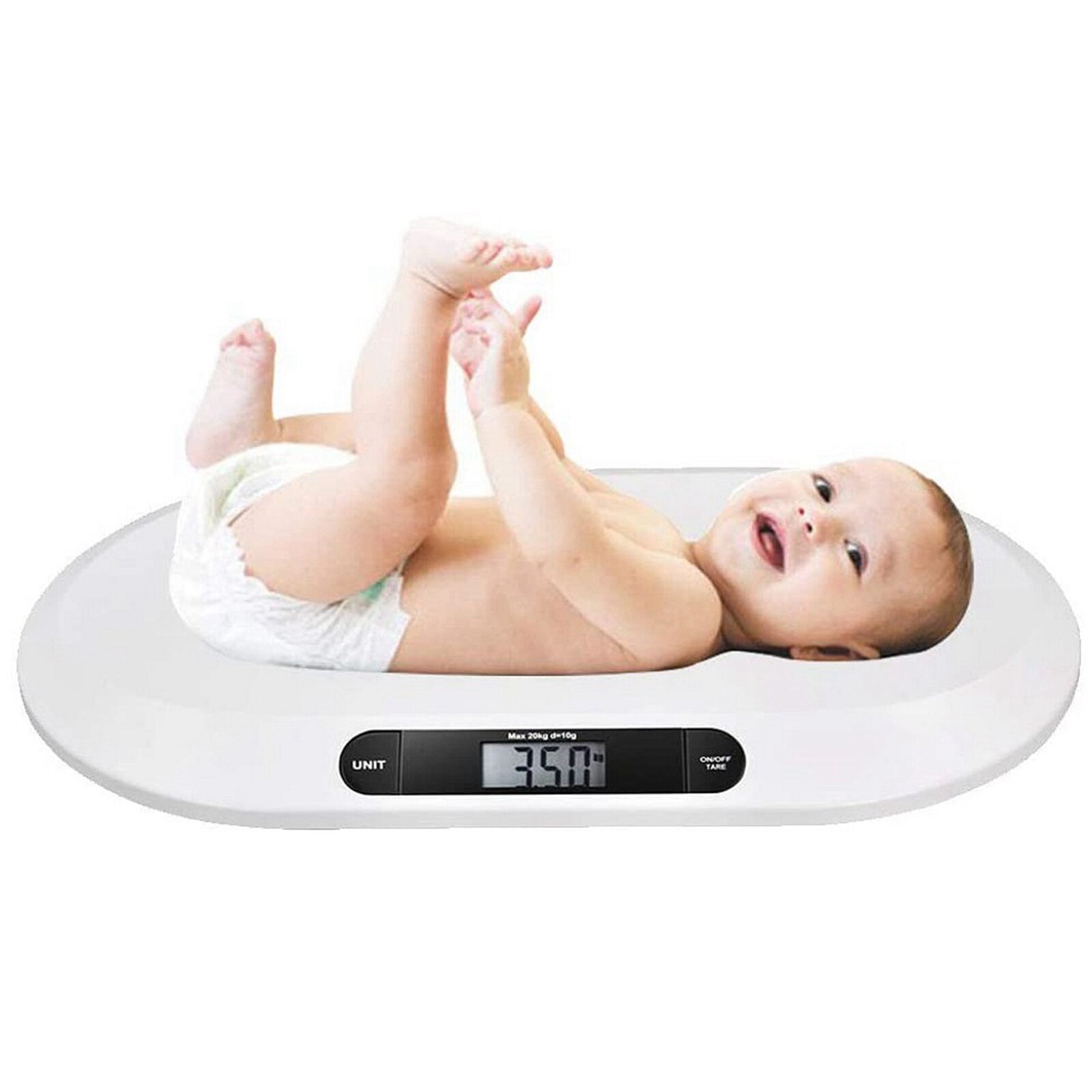 Bblüv Kilö Digital Baby Scale - Super Precise Weight Tracking For Infants & Toddlers Up To 44 Lbs