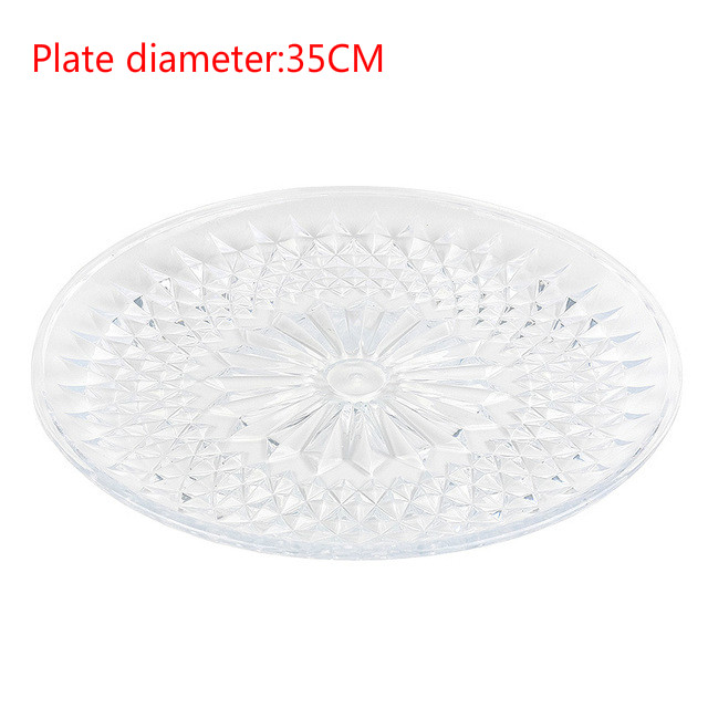 Europäischen Kuchen Stehen Obst Snack Ablage Platten 3-schicht Kunststoff Platte Hochzeit Party Lagerung Tabletts dekore: 9