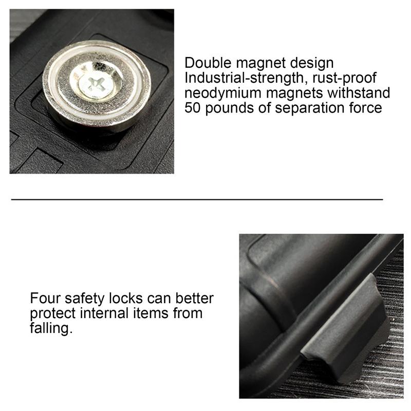 Auto Magnets chl üssel halter verstecken eine Schlüssel Magnet box wasserdichte Unterwagen Keybox Outdoor Magnets chl üssel Box robuste tragbare Schlüssel etui