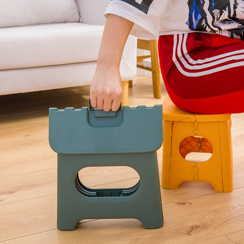 Tabouret pliant Portable en plastique, petit banc d&#39;extérieur pour adultes