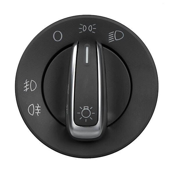 Head Light Switch Chrome Control Voor Vw Golf MK4 Sharan Passat B5 Polo 9N Lupo