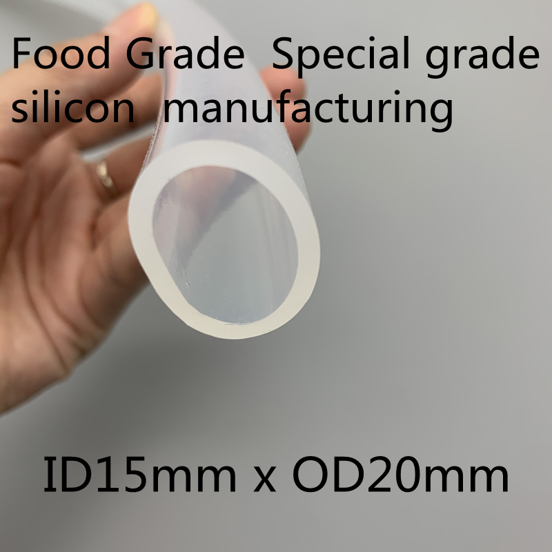 15X20 Silicone Tubing Id 15Mm Od 20Mm Food Grade Flexibele Drink Tubing Pijp Temperatuur Weerstand Nontoxic transparante