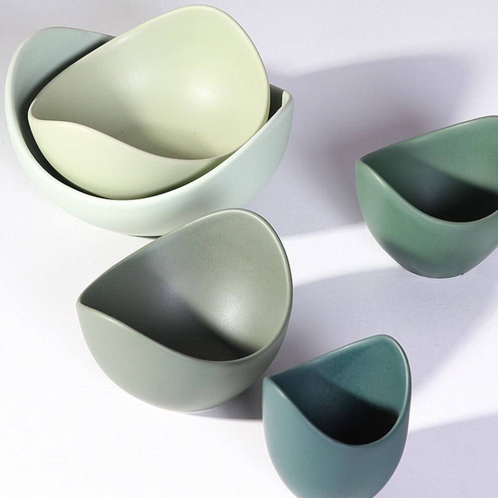 Frugt plade lotus keramiske skål fade og plader sæt hjem dekoration opbevaring fad frugt sæt keramiske fade sæt