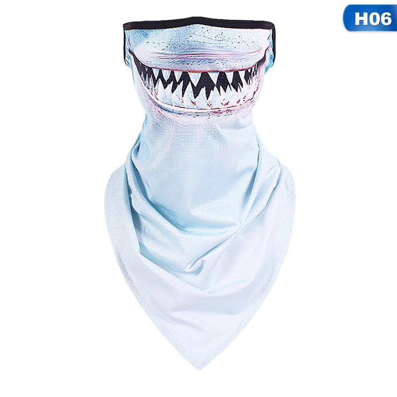 3D Animal Bandana Buffs Neck Gaiter Cycling Fishing Windproof Balaclava Face Mask Scarf Outdoor Hiking Ear Hang Neck Cover: 6