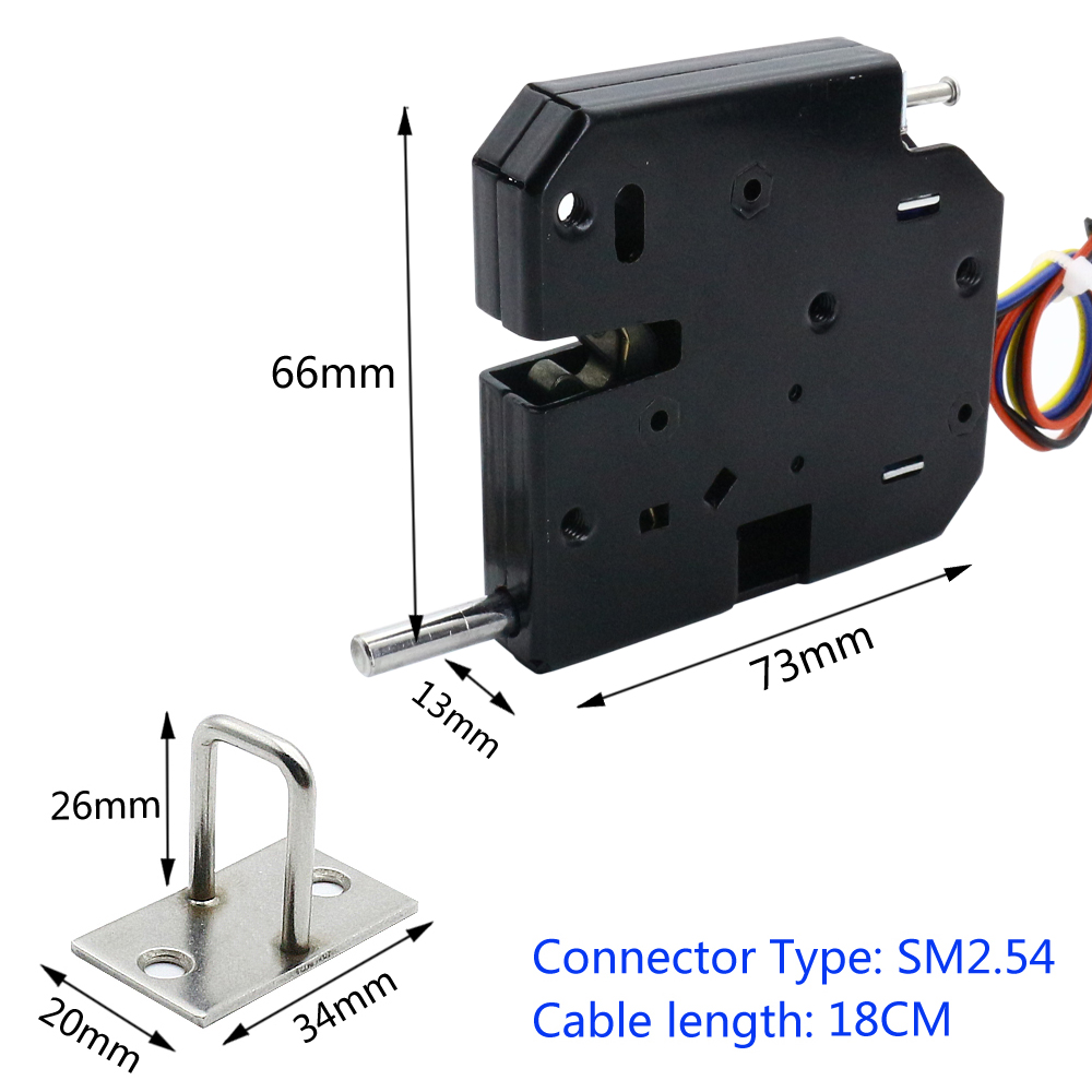 Dc5v12v 24V Elektrische Schakelkast Deurslot Elektrisch Slot Opbergkast Slot Elektrische Controle Slot Elektromagnetische Vergrendeling