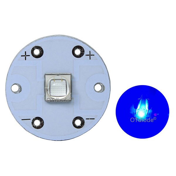 CREE XML2 XML T6 U2 LED Diode SMD5050 10W Round 20mm PCB for Flashlight Car light Headlight High Power Bulb bead DIY Parts: XML2 Blue