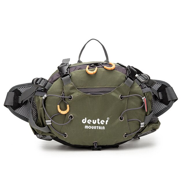 7L, conducción al aire libre, senderismo, hervidor, bolsa de cintura para hombres y mujeres, Camping, viajes, pesca, ocio, bolsa deportiva, impermeable, mochila resistente al desgaste: Army Green