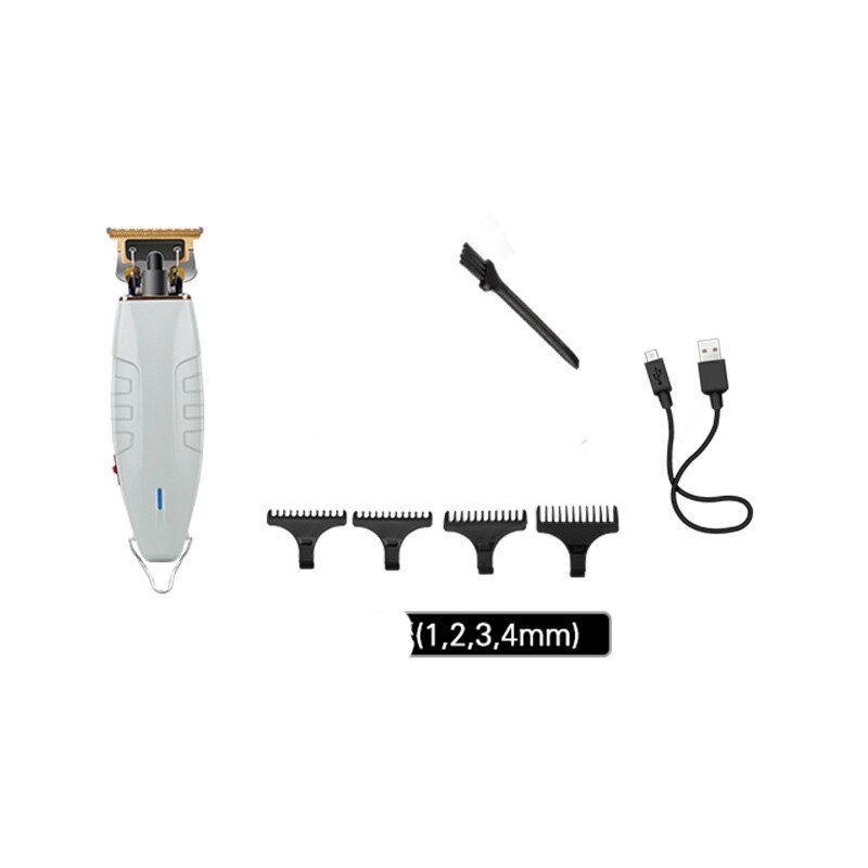 Kemei 1931 T-Outliner Beard Hair Trimmer with T-Blade Mower for All-around Outlining Dry-shaving and Fading Cutter