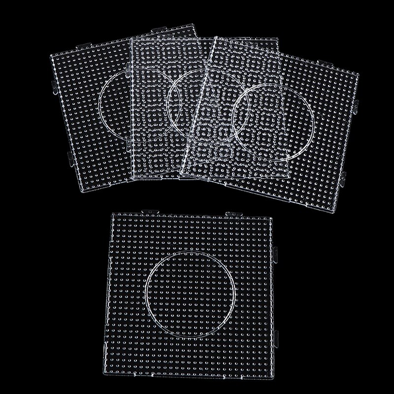 4pcs Hama Beads Pegboards 15cm Beads Template for Making Iron Beads Boards