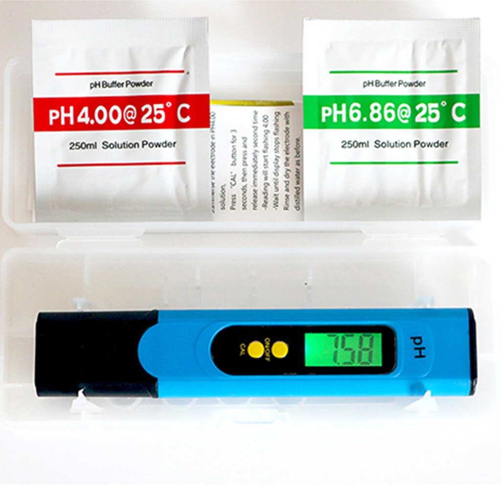 Digital PH Meter Pocket Size PH Meter 0.01 High Accuracy Resolution Water Tester with ATC 0-14 pH Measurement