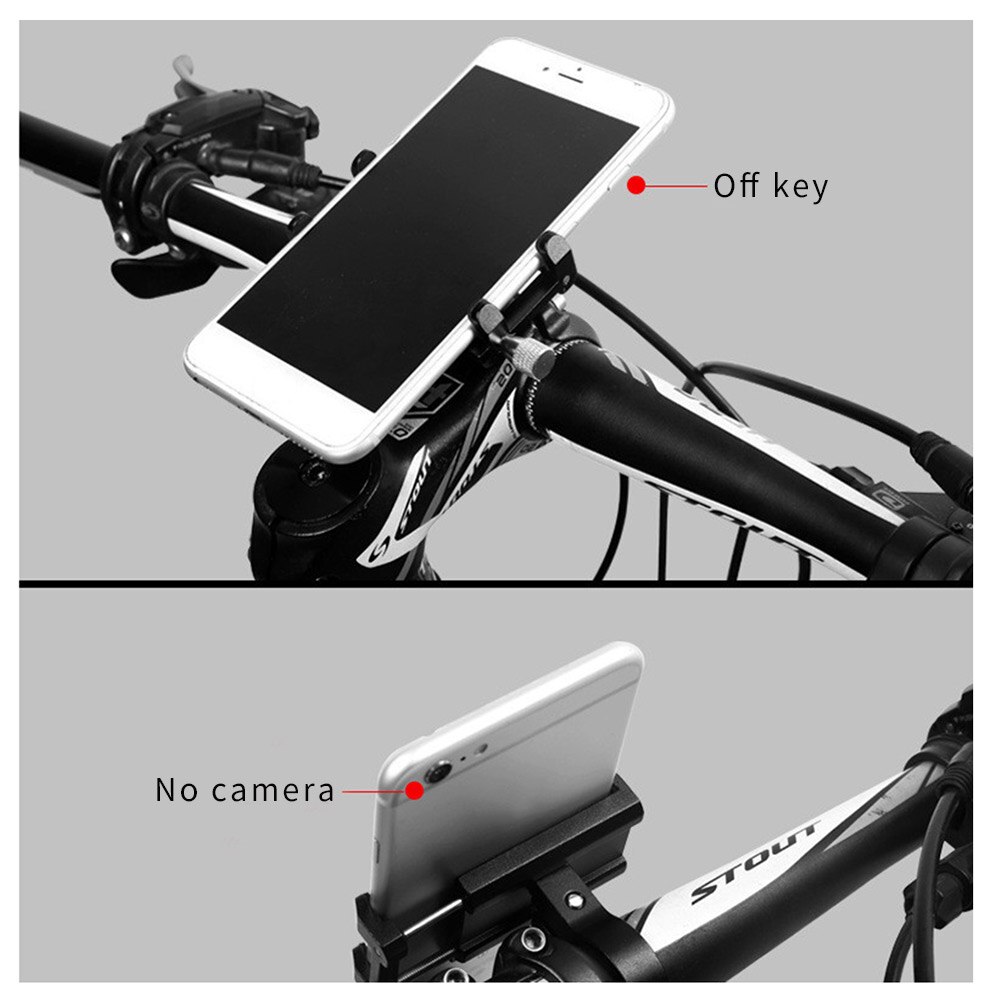 X-81 Motorcycle Bike Handlebar Phone Holder Electric Scooter Mount Bracket MTB Handlebar Cell Phone Holder Cycling Accessories