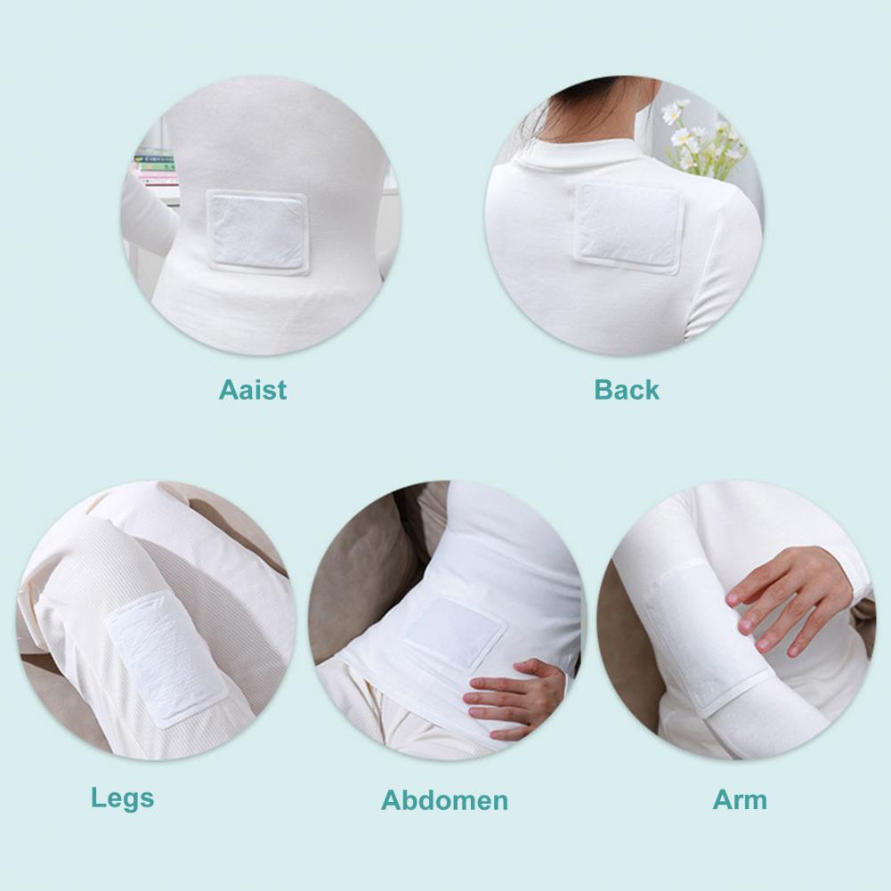10Pcs Warm Paste Self-heating Easy to Use Activated Carbon Versatile Back Heat Sticker for Daily Life