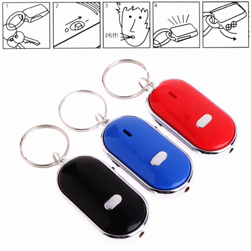 Tracker Anti-verloren Schlüsselbund Key Finder Pfeife Fern Kinder Brieftasche Tasche Haustiere Locators Blinkende Alarm Tag Anti-diebstahl telefon Erinnerung