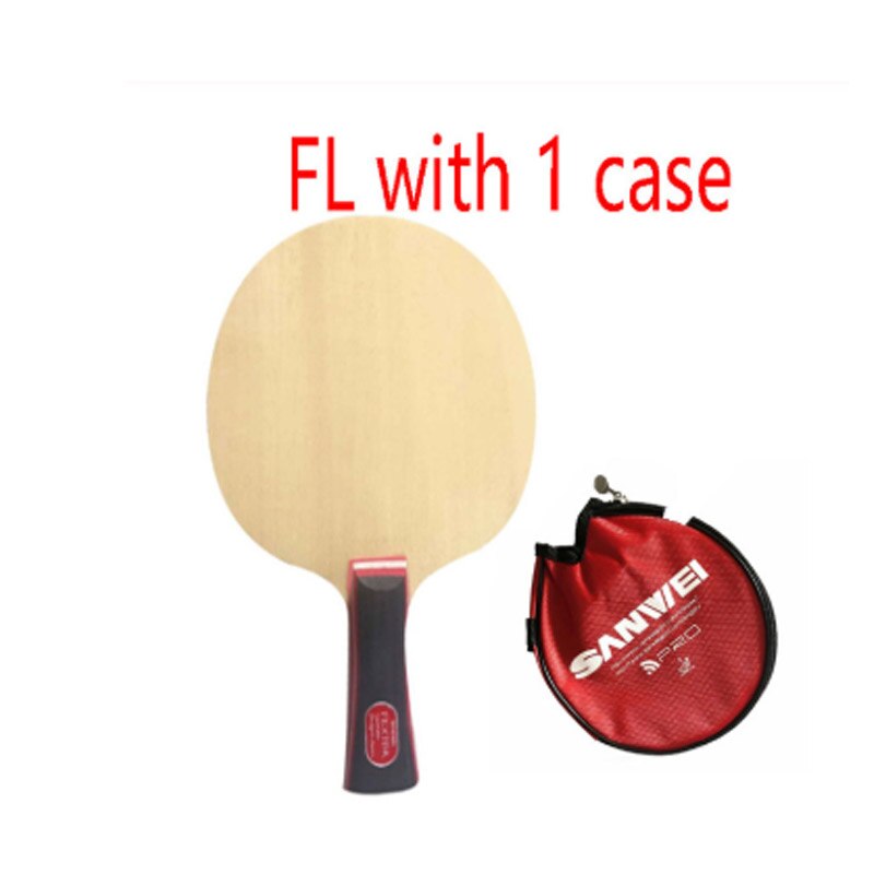 Sanwei fextra 7 ( nordic vii) bordtennisblad  (7- lags tre, japan tech, stiga clipper cl struktur) racket ping pong bat padle: Fl med 1 sak
