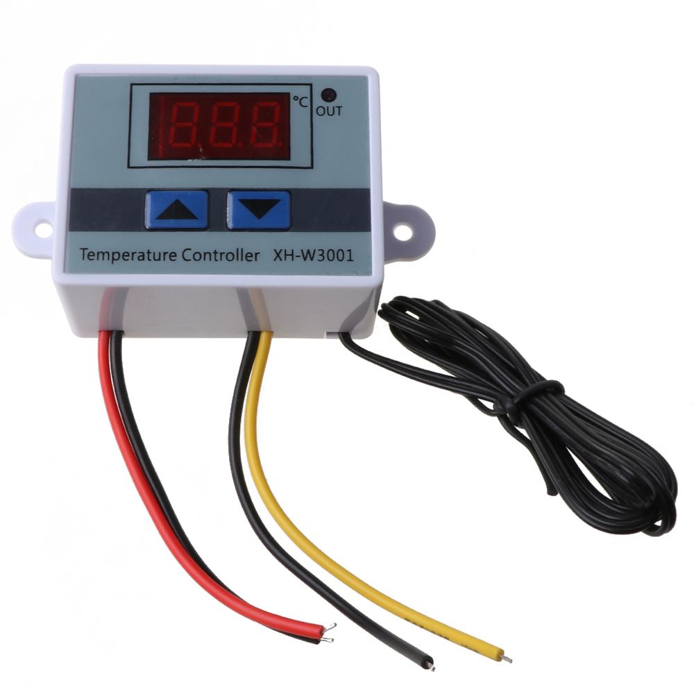 LED Digital Temperature Controller Reptile Pet Fish Tank Thermometer Regulator Switch Probe Sensor