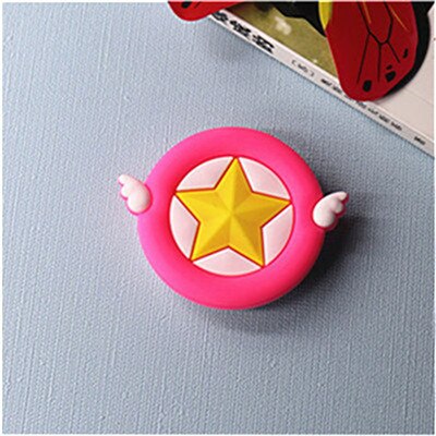 Cartoon animal handle bracket airbag bracket mobile phone suitable for mobile phone base cat mobile phone accessories: 11
