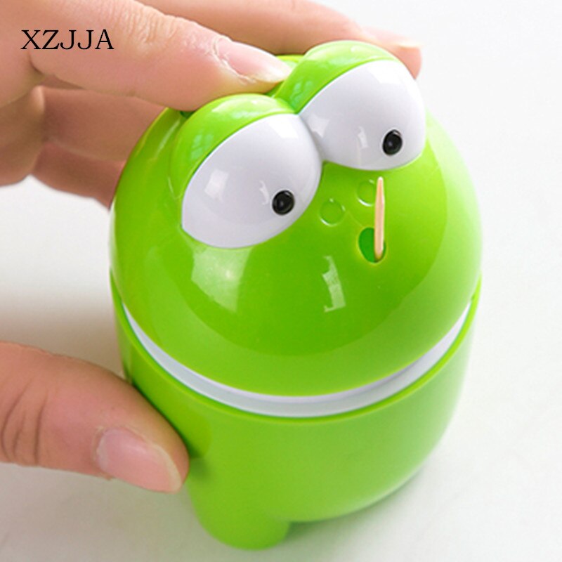 XZJJA 1 pcs Plastic Automatische Tandenstoker Houder Tandenstoker Box Dispenser Emmer Thuis Bar Tafel Accessoires