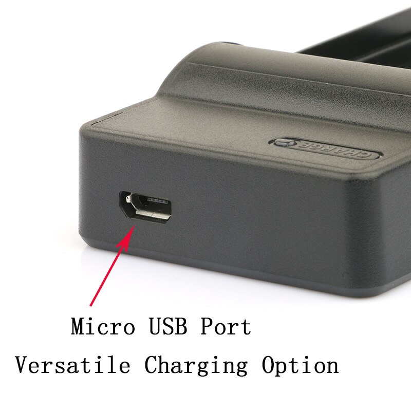 LANFULANG D-LI78 Micro USB Battery Charger for Pentax Optio L50 M50 M60 S1 V20 W60 W80