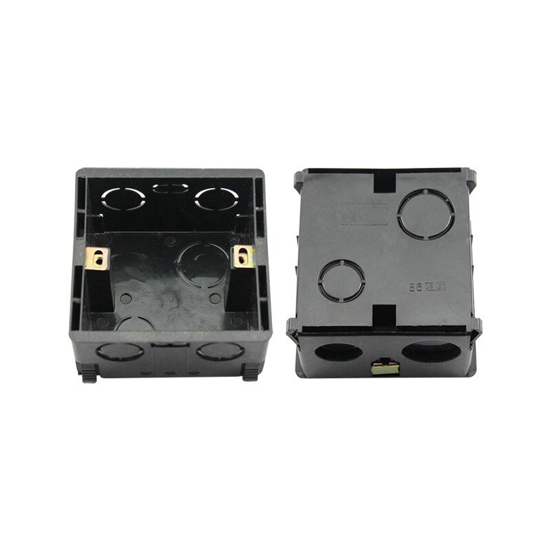 Type 86 dark install wall switch socket box general bottom box high strength wiring box 86-01
