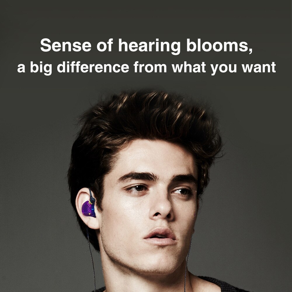 3.5mm Wired Dual Driver Earphones Stereo Bass Sport Running Headset HIFI Monitor Earbuds Handsfree With Microphone QKZ SK3