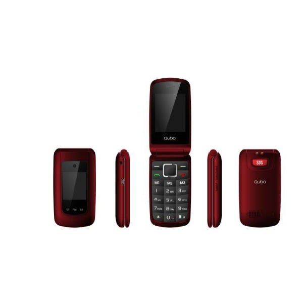 Telefono senior Qubo Osiris Rojo