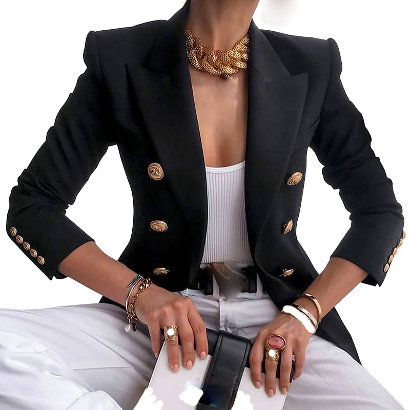 Damen fest Mantel Luxus Weibliche Mäntel lässig Blazer Koreanische Frühling Herbst Kleidung Frauen Dünne Klage Mantel Büro Jacke