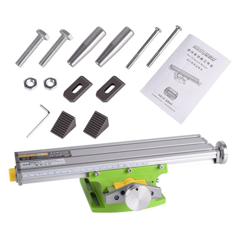 Mini Milling Machines Multifunctional Cross Working Table For Drilling Milling Machine Bench Vise Mechanic Tools fresadora
