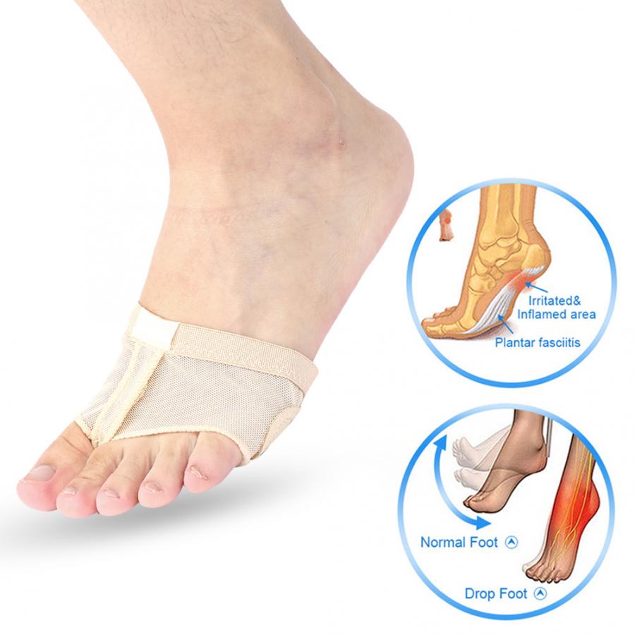 1 paar Dans Poot Pads Schoenen Voet Thong Toe Poot Pad Ballet Dans Voorvoet Half Beschermende Schoenen Fitness Sport Voorvoet pad