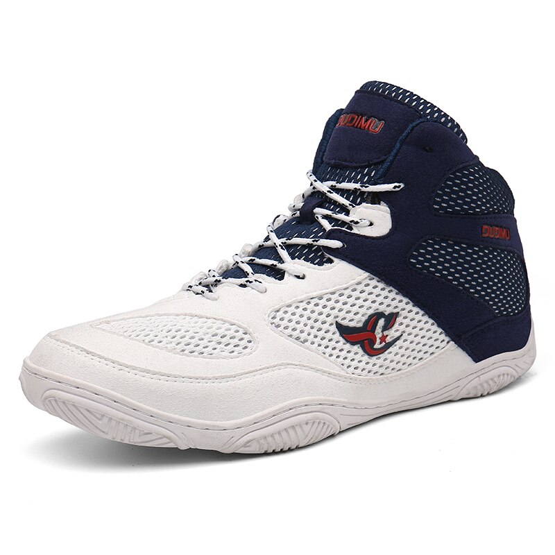 Zapatos de boxeo para hombre, zapatillas de talla grande 45 46, de de , de lucha, , novedad de: White / 11.5