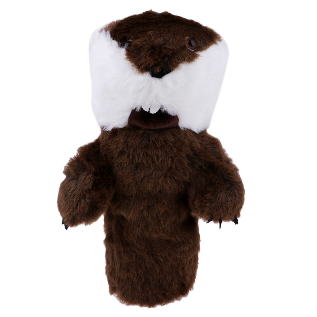 Nyhet dyr sport golf klubb headcover beskytter golf sjåfør tre headcover til 460 cc/ Nei .1 tre sjåfør jul: Brun rotte