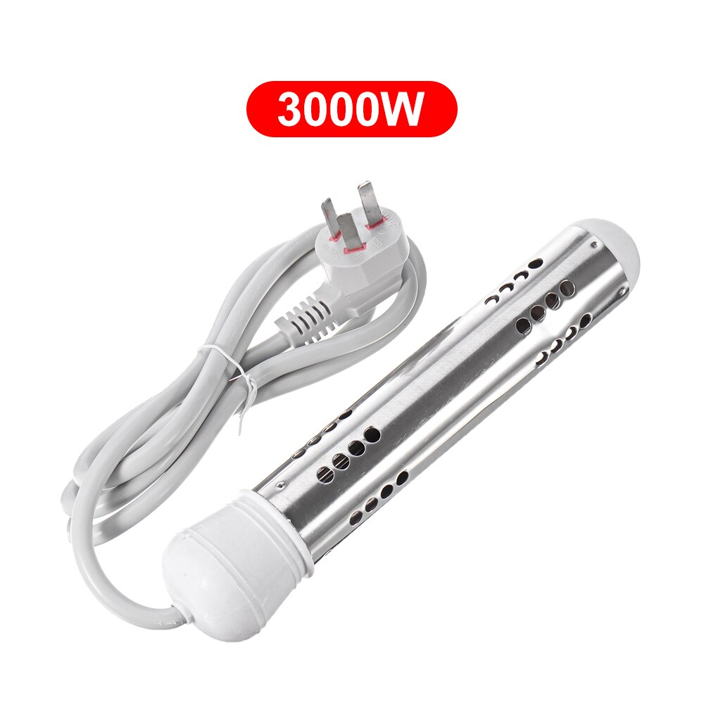 2000/3000W Floating Electric Water Heater Boiler Water Heating Portable Immersion Suspension The stainless steel heats up 220V: 3000W