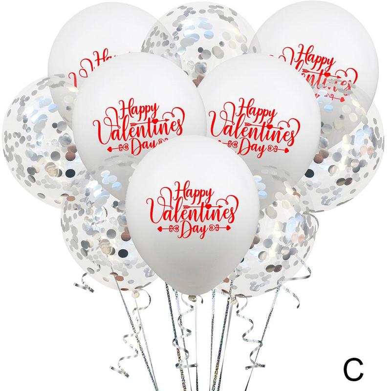 10Pc Red Balloons 10Inch Love Heart Latex Balloons Wedding Helium Balloon Valentines Day Birthday Party Inflatable Balloons: C