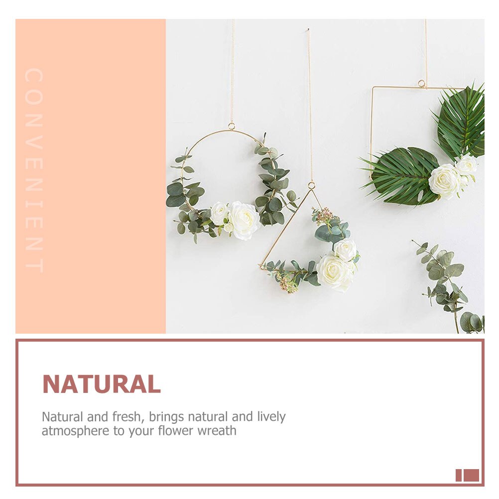 Decorative DIY Wreath Hanging Flower Frame Multi-function Flower Circle Flower Supply