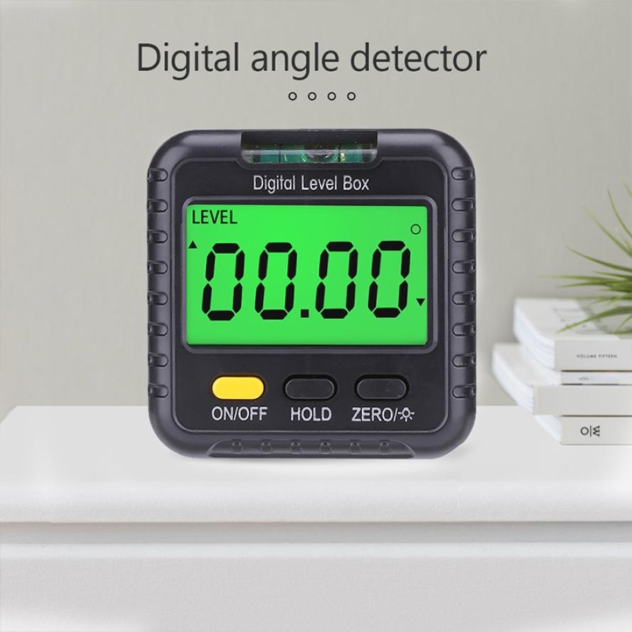 Mini Magnetic Digital Woodworking Angle Meter Finder 360 Degree Gauge Inclinometer Tester Electronic Level Digital Protractor