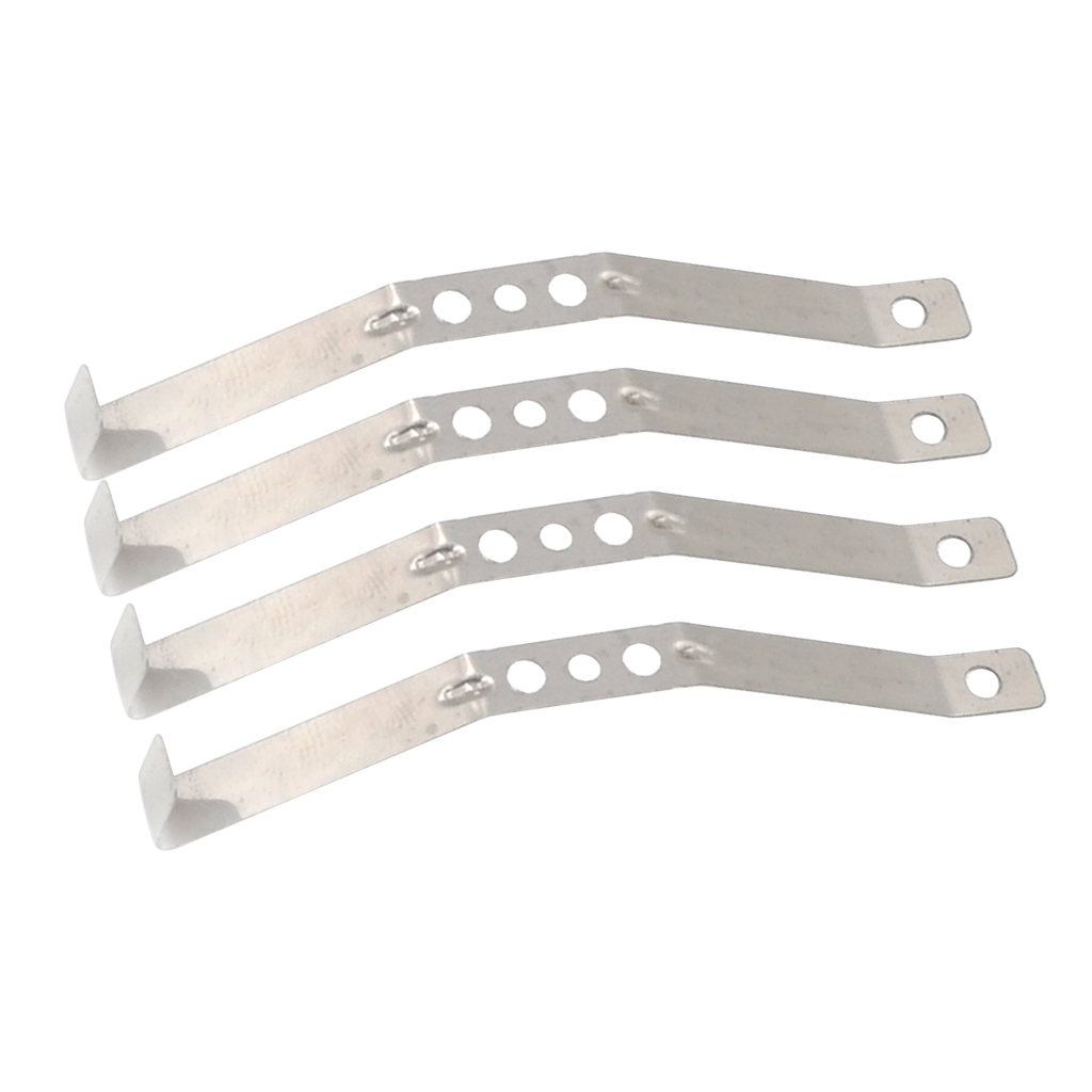 4- set metallfjädrar för wpl  b14 b24 c14 c24 1/16 armélastbil reservdelar