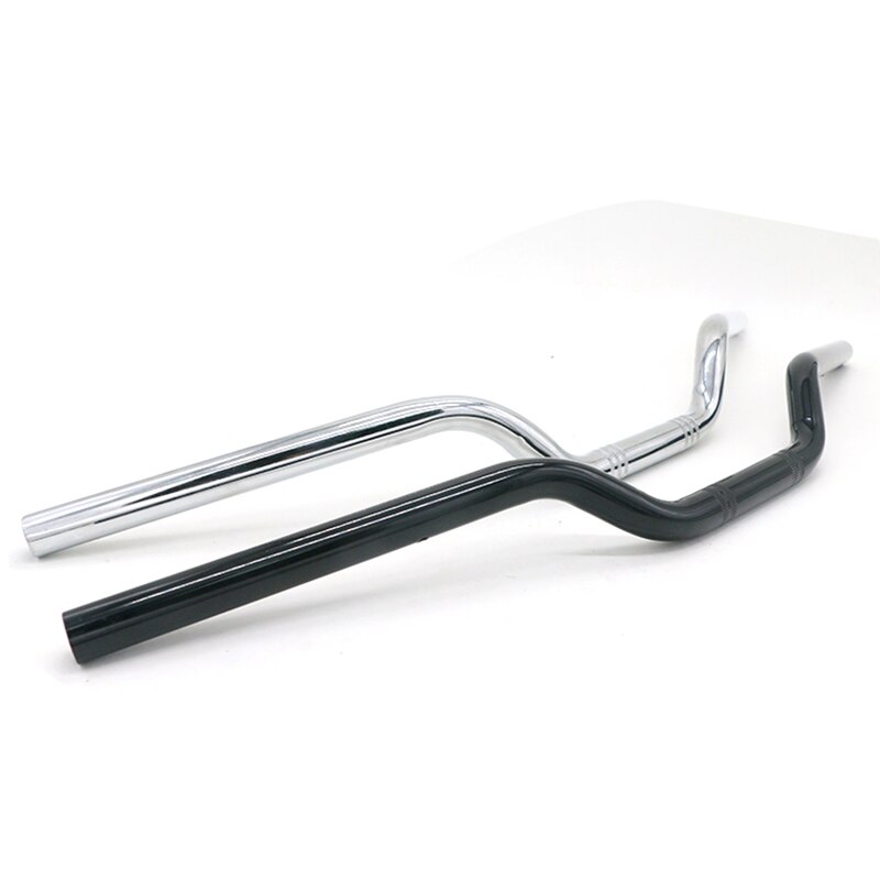 22MM Universal Motorcycle Refit Handlebar Retro Black Modified Handle Bars for Motorbike Classic Scooter Handlebars Motor Bar