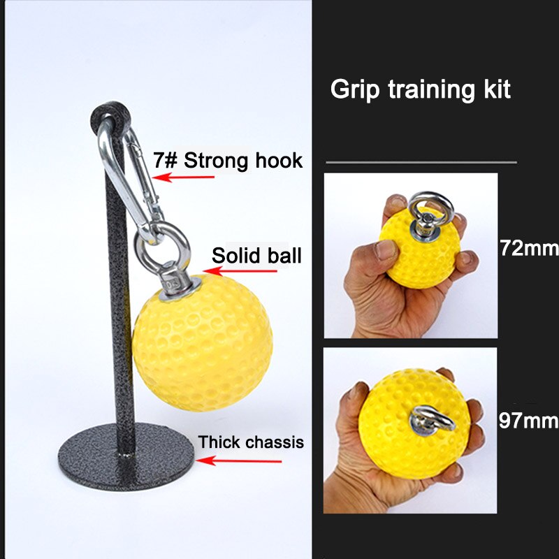 Bola de escalada para entrenamiento muscular de brazo, juego de pelota de Fitness para tirar hacia arriba, herramienta de entrenamiento de fuerza, con agarre de mano