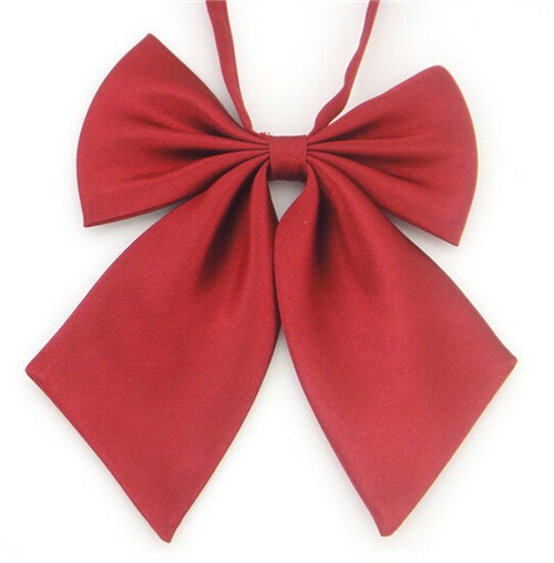 Bow Ties for Women Bowties Ladies Girls Trendy Style Bow Knot Neck Tie Cravat Casual Party Banquet Bow Tie: Dark Red