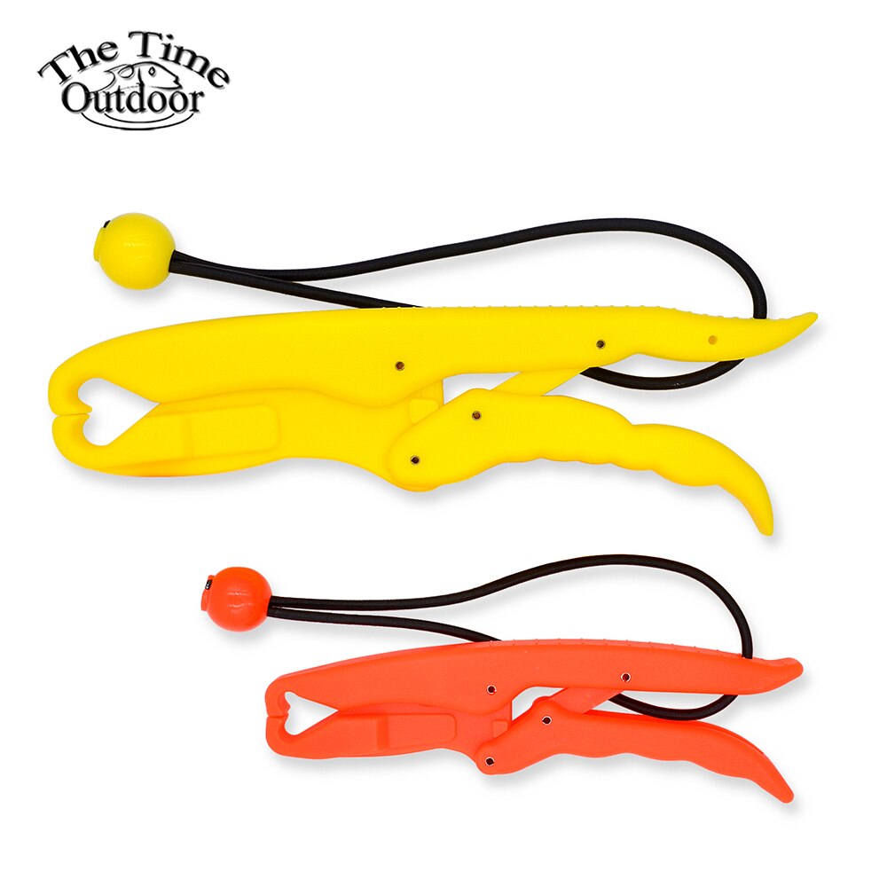 ABS hard plastic fishing gripper red and yellow Solid Plastic Lipgrip Floating Fishing Tackle Peche Griper Pescaria de Pesca