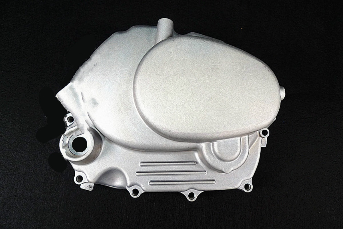 Motor Industry 150CC Motorcycle Engine Side Cover Silver Gray: Default Title