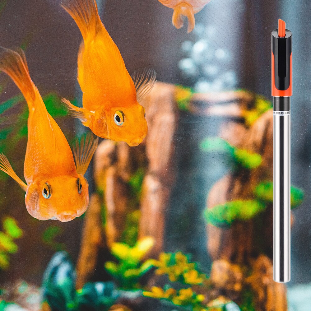 Super Aquarium Heater Submersible Heating Rod 17-35DegreeCelsius Adjustable 50/100/200/300/500W to Control Fish Tank Temperature