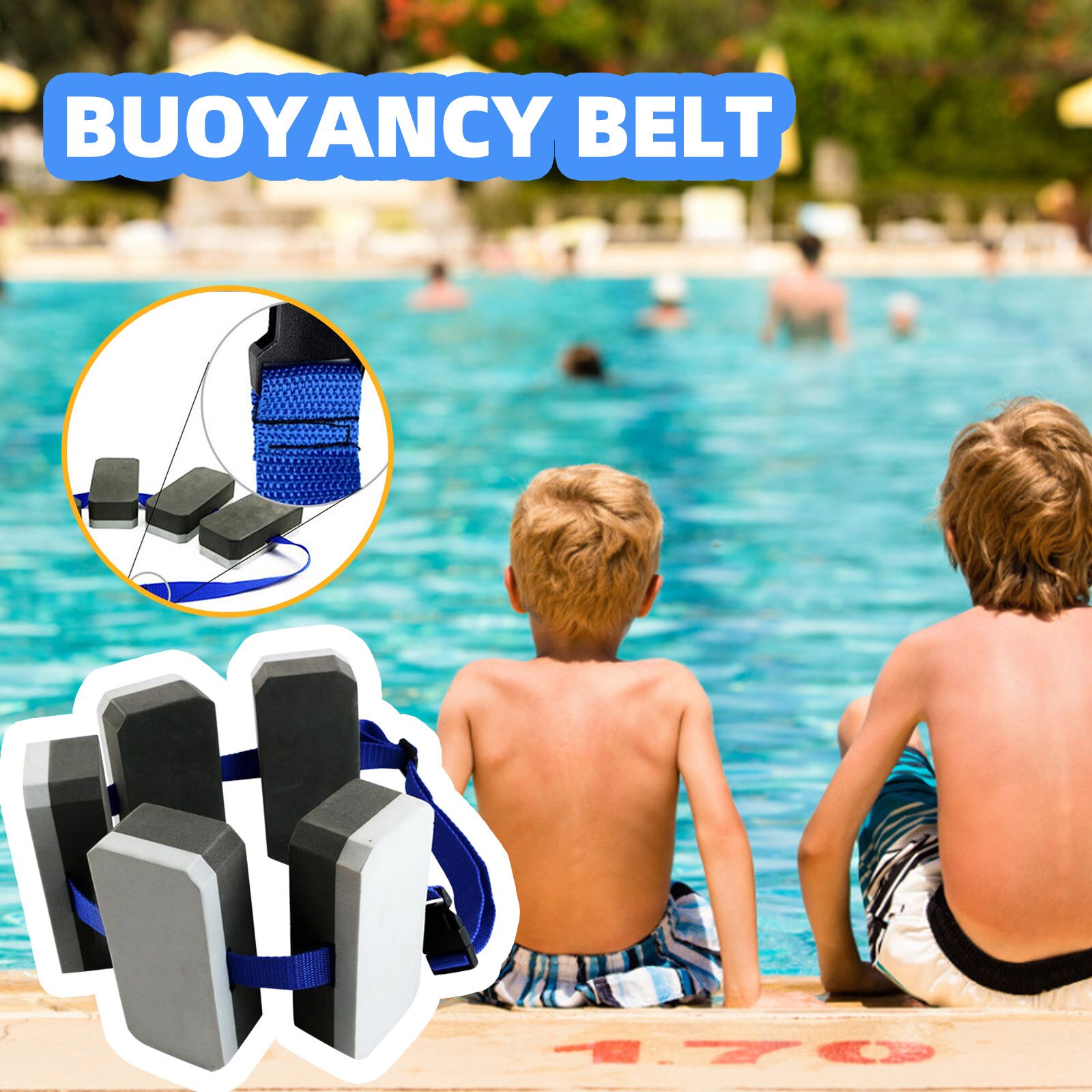 Schwimmgürtel für kinder, schwimmübungen, verstellbarer auftrieb, eva-schwimmgürtel, sicherheitsbrett, schwimmgürtel, schwimmgürtel