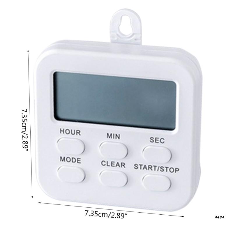 Kitchen Timer 24 Hour Clock &amp; Alarm Memory Function Count Up &amp; Count Down Timer