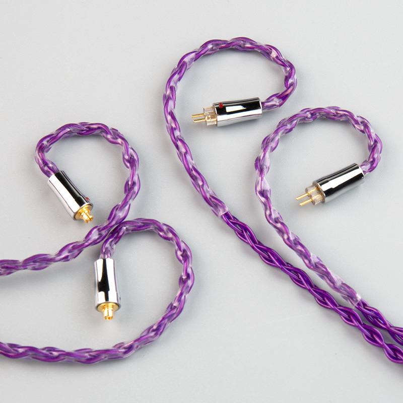 KBEAR Enma 8Core Furukawa Original PCUHD OFC Upgrade Cable 2.5/3.5/4.4mm With 2Pin/MMCX Connector For KBEAR LARK KS2 IEMS