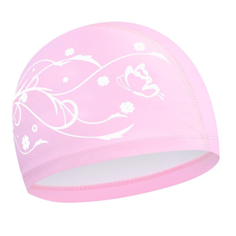 Pu-coating badmuts dames badmuts heren badmuts duiken surfen zwembad baden scuba onderwatervissen zeilmuts zwemtulband: 03 lichtroze