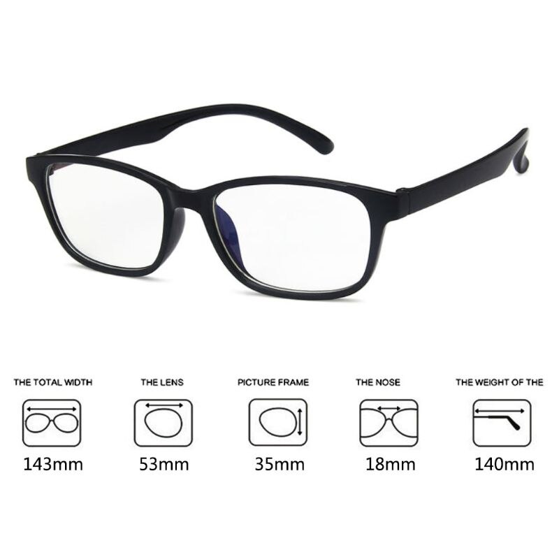 Mobile Phone Computer Glasses Protection Anti Blue Rays Radiation Blocking Men Women Computer Goggles Spectacles