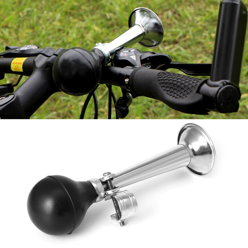 Retro metal cykel luft horn hooter bell bugle trompet honking pære med to tone honk