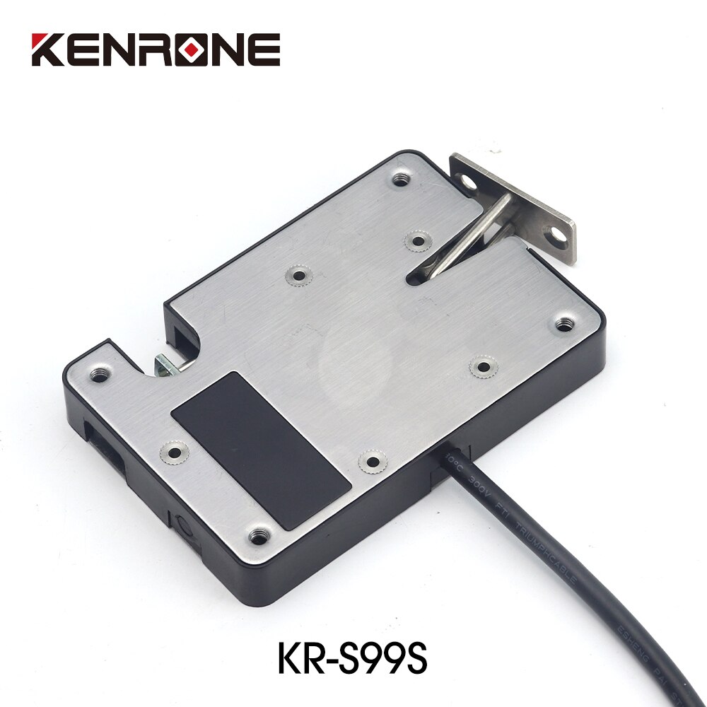 KENRONE Stainless Steel Deadbolt Electromagnetic Refrigerator Door Latch Solenoid Lock